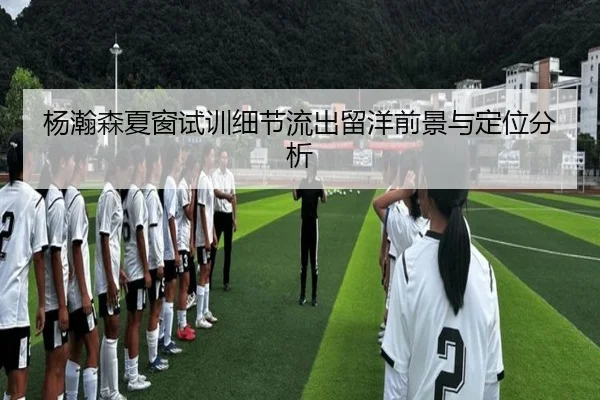 杨瀚森夏窗试训细节流出留洋前景与定位分析 | jiuyou